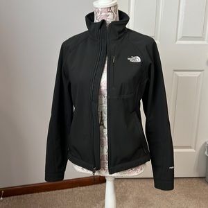 Black North Face fleece shell size S